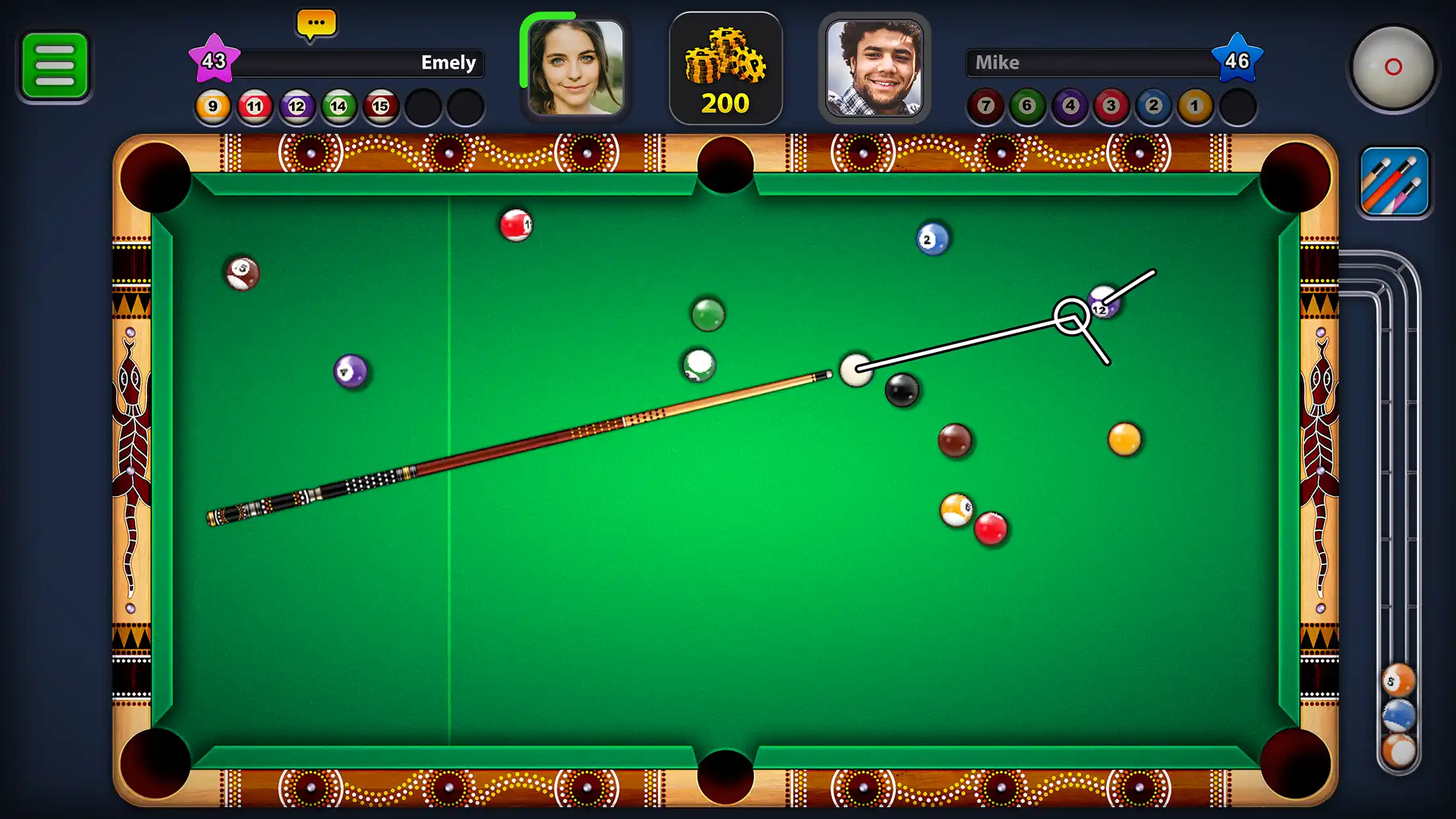تحميل 8 Ball Pool مهكرة 2024 سهم طويل apk اخر اصدار تنزيل 8 ball pool مهكرة نقود لا تنتهي