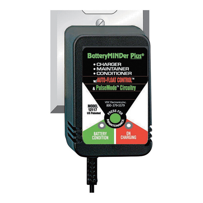 Зарядное устройство BatteryMINDer Plus Model 12117: 12 В 1,33 А — заряд/поддержание/десульфатация