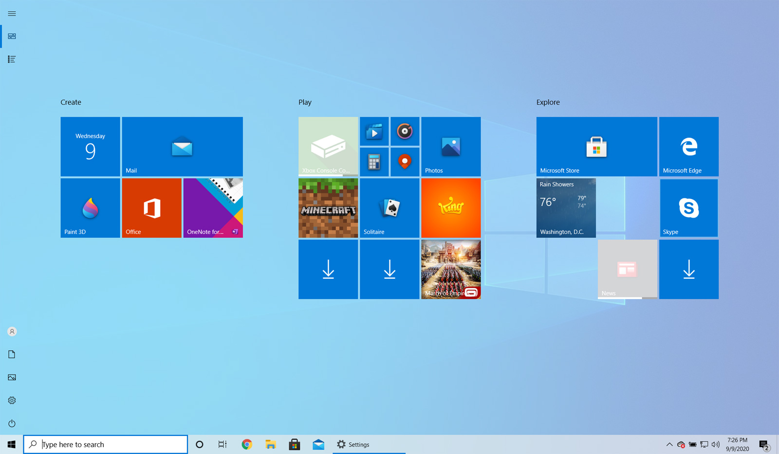 Как сделать меню «Пуск» полноэкранным в Windows 10